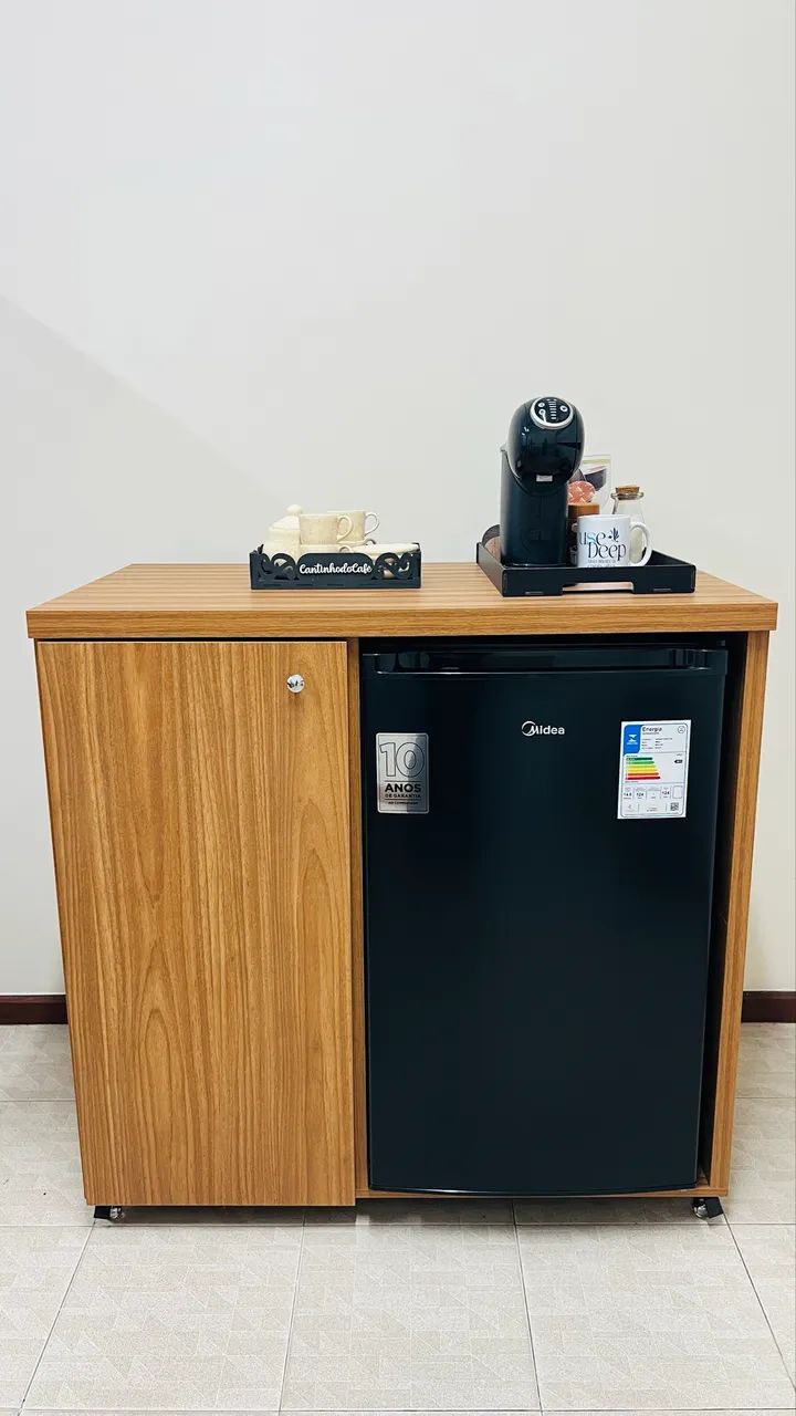 Frigobar Midea Compact 124 Litros Black  - Foto 4