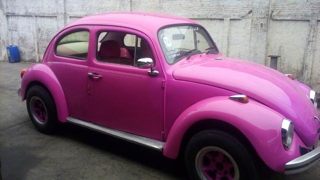 Volkswagen - Fusca Rosa - Ano 1974 - Filé! - Foto 3