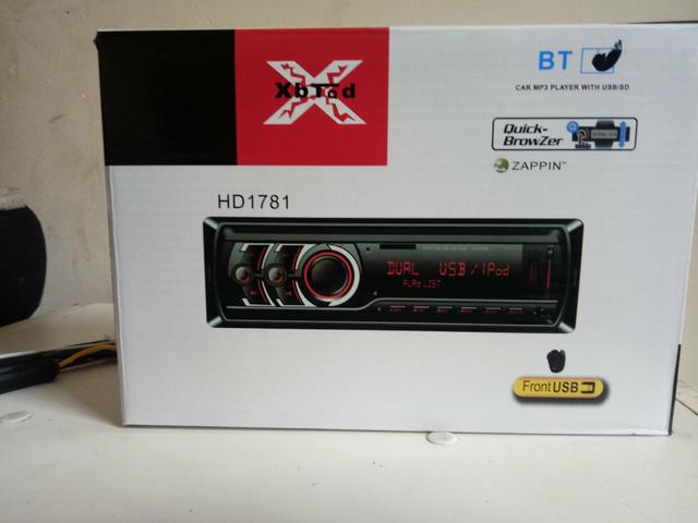 Vendo rádio automotivo novo na caixa