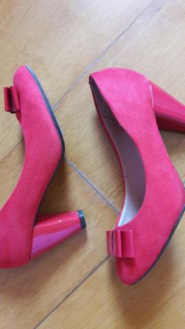 Sapato vermelho Moleca 36 - Foto 3