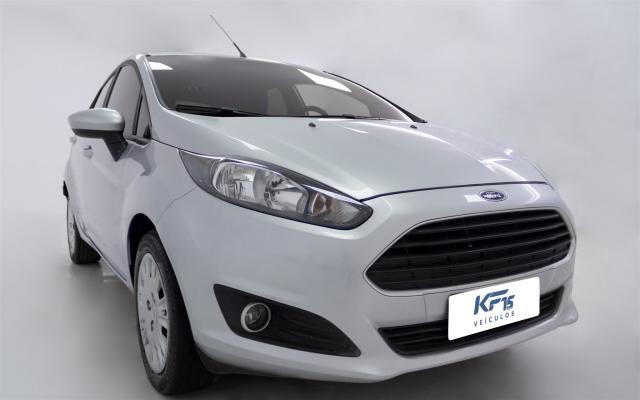 Ford Fiesta 2014 1.5 S Flex 4P Prata Completo