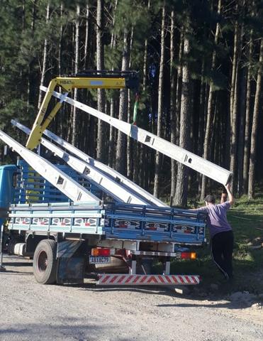 Caminhao MB 608 munck - Foto 2