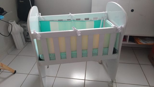 Mini berço com kit berço completo