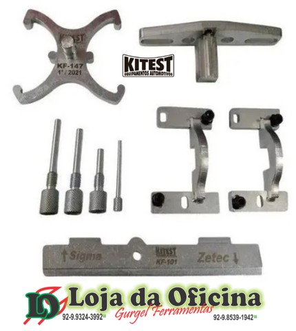 Conjunto de Ferramentas para Sincronismo dos Motores Linha Ford - KITEST-KF-162 - Foto 2