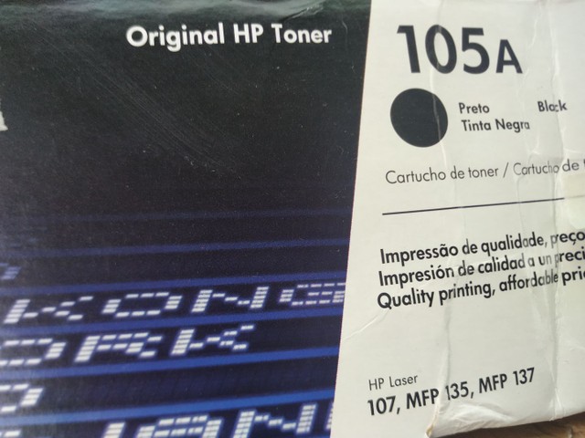 Cartucho hp 105 A toner - Outros itens para comércio e escritório - Portão  1018013191 | OLX