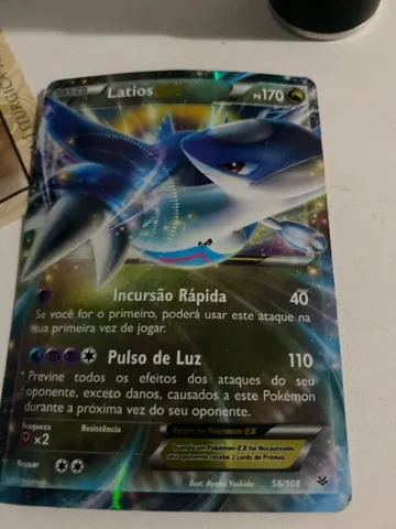 Cartinha de Pokemon Rara / Mãos férreas - Hobbies e coleções