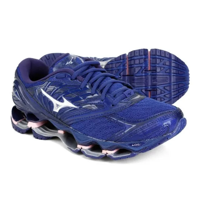 Tenis Mizuno Wave Prophecy 8 Azul Creme Novo Original Caixa
