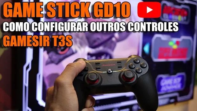 Videogame, 128G GD10 Game Stick Embutido 40000 Jogos 128GB 2.4G Controlador  sem fio HD Console de Videogame Retrô 4k HD Console de Videogame 128G