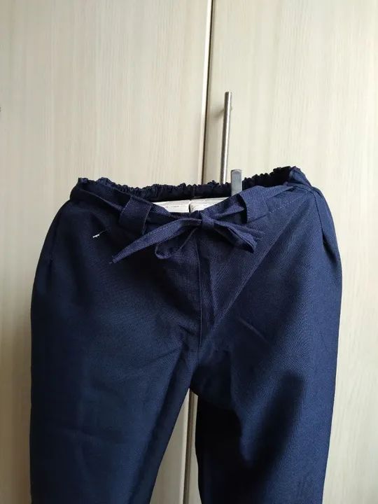 Calça para uniforme. Preta ou marinho  - Foto 2