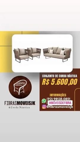 Móveis de fibra e corda náutica  - Foto 3