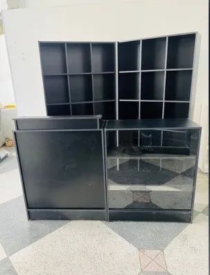 Kit Preto - 2 Colmeias + Balcão Caixa + Balcão Vitrine