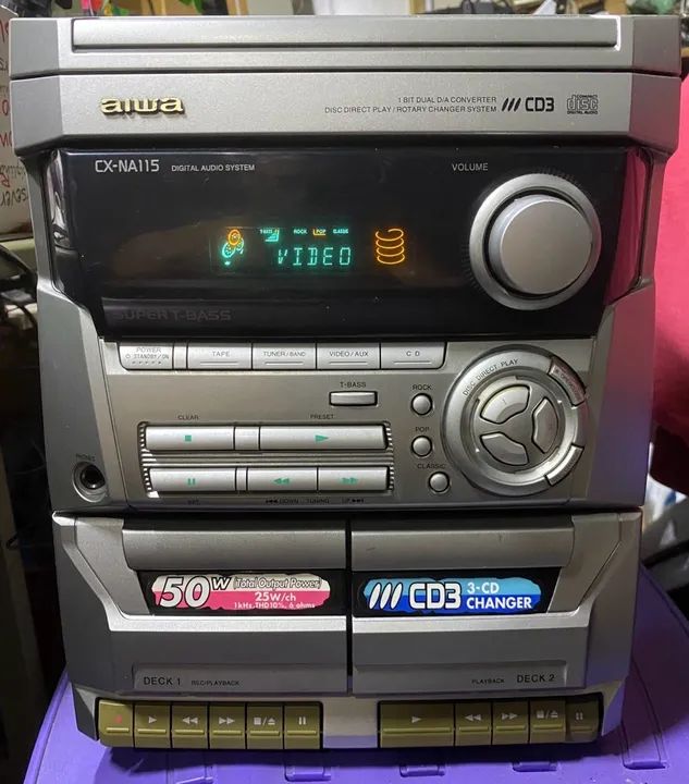 AIWA som das antigas modernizado com bluetooth 