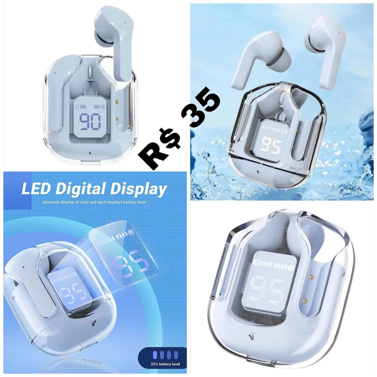 Fone Bluetooth R$ 35