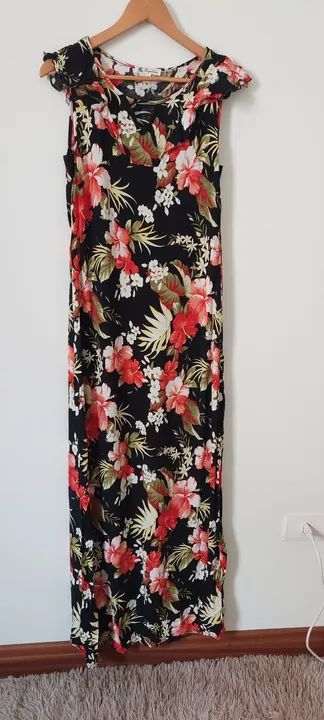 Vestido Floral Tropical veste M - Foto 2