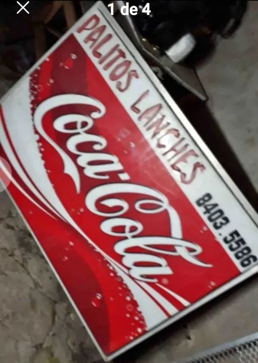 Luminoso antigo coca cola - Foto 2