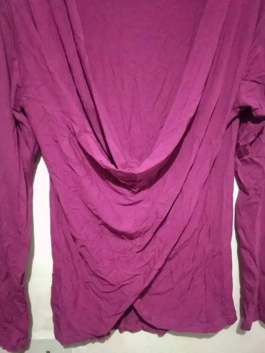 Blusa transpassada cereja  - Foto 5