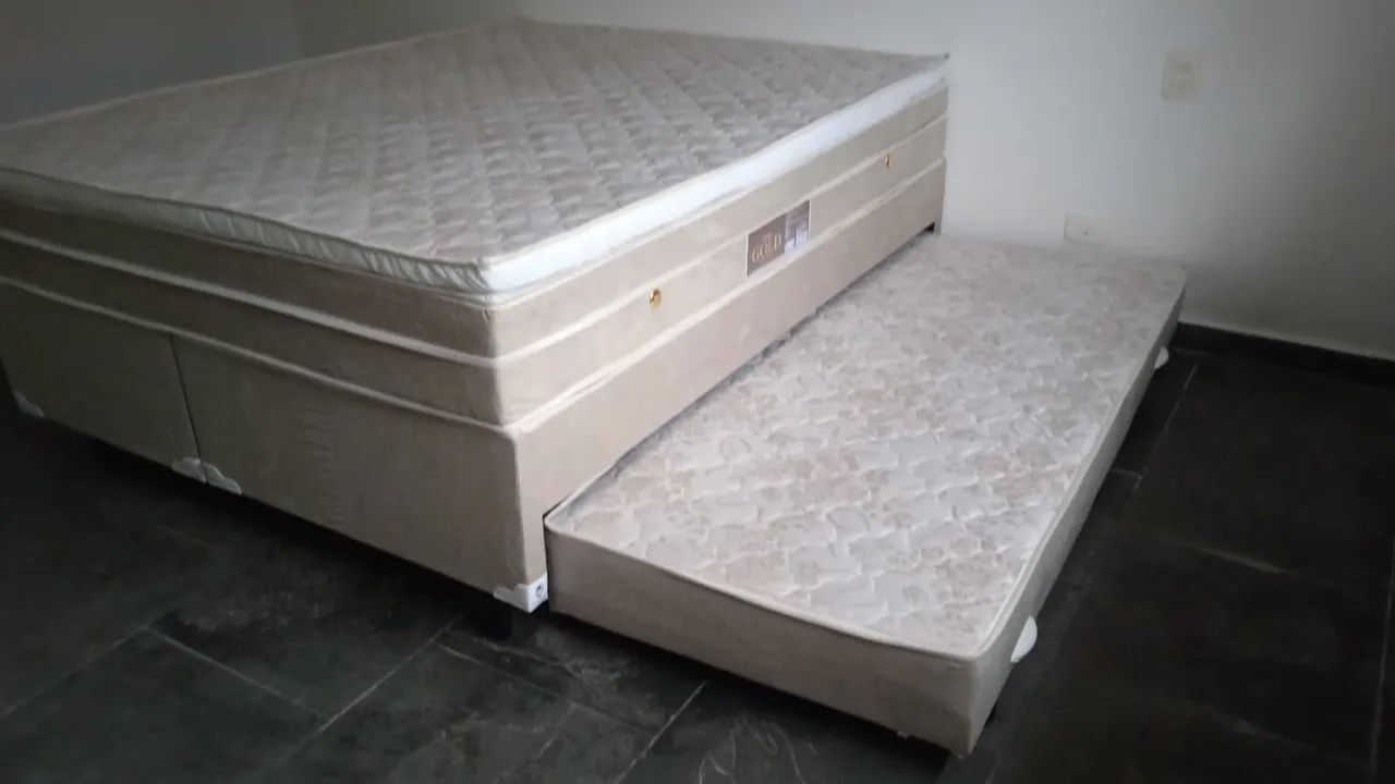 Cama com colchão e cama auxiliar direto de fábrica  - Foto 2