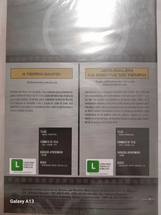 Dvd  lacrada* A Terra  Santa-Original.  - Foto 2