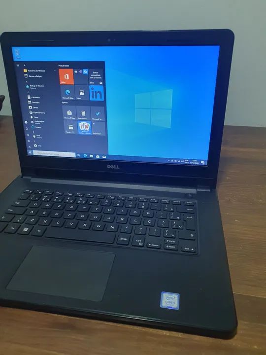 Notebook Dell Core i5 7 sétima geração,  HD 500GB, 8gb ram ddr4, zerado sem detalhes - Foto 2