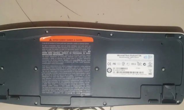 Teclado Original Microsoft Ps1 - Novo