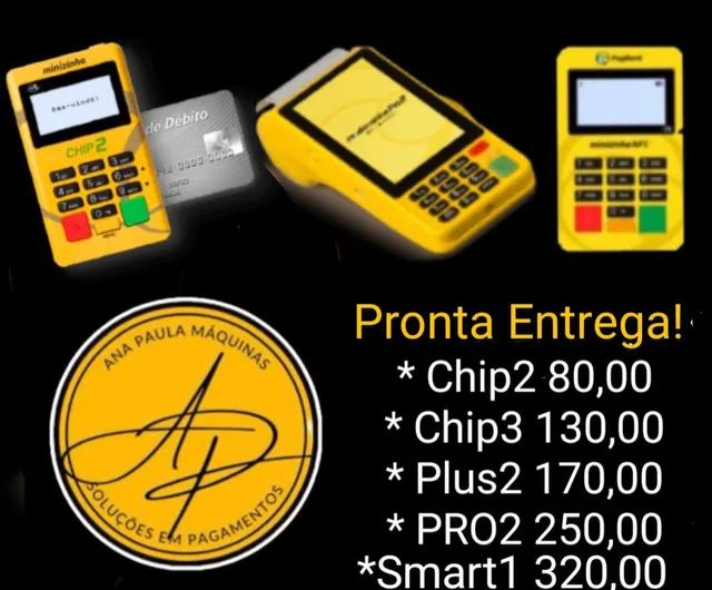 Máquinas de cartão Pagseguro 