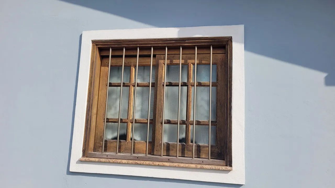 Porta e janela de madeira Grapia - Foto 4