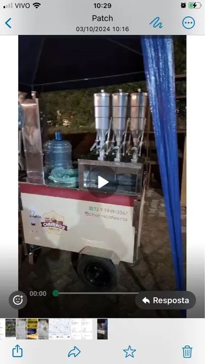 Carrinho de Churros - Completo