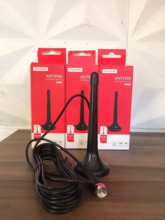 Antena Digital TV/conversor Hdtv 3M (Novo) - Com Garantia