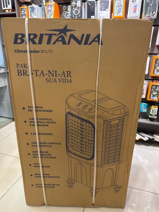 Climatizador Britânia BCL70 - 70 Litros - Novo