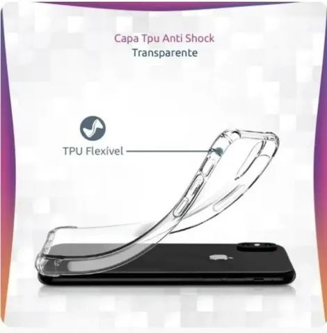 Capinha Anti Impacto Transparente Compatível iPhone 7 8 - Foto 2