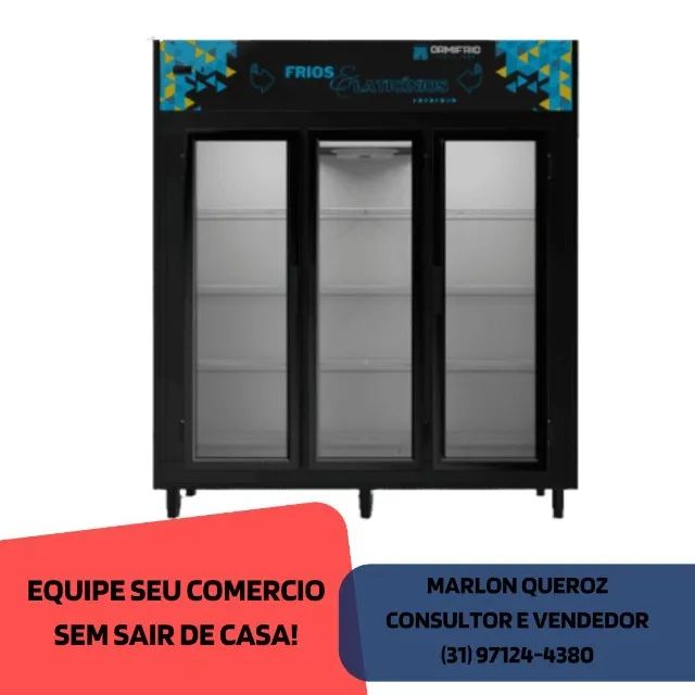 Expositor Refrigerado 3 Portas Ormifrio 