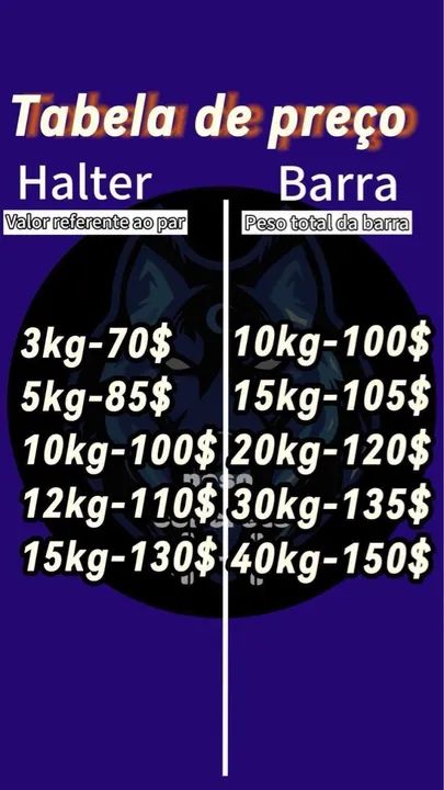 Treine na sua casa com pesos de concreto , halter e barra - Foto 5