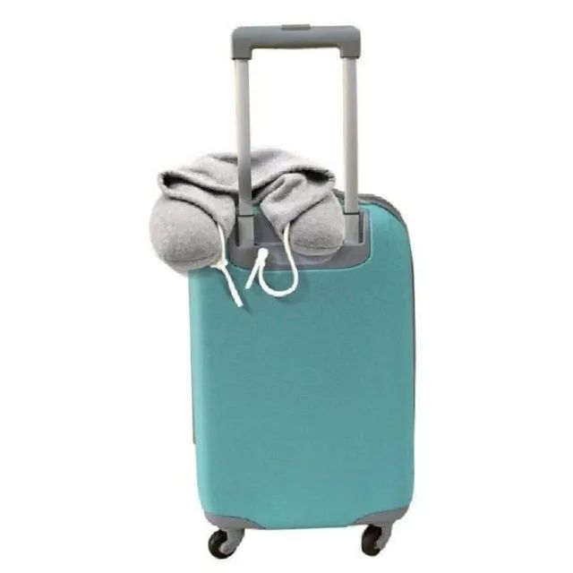 almofada de pescoço viagem com capuz bee01020 29x30cm wincy - Foto 2