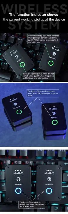 Transmissor e Receptor de Áudio M-Wave lançamento  - Foto 5