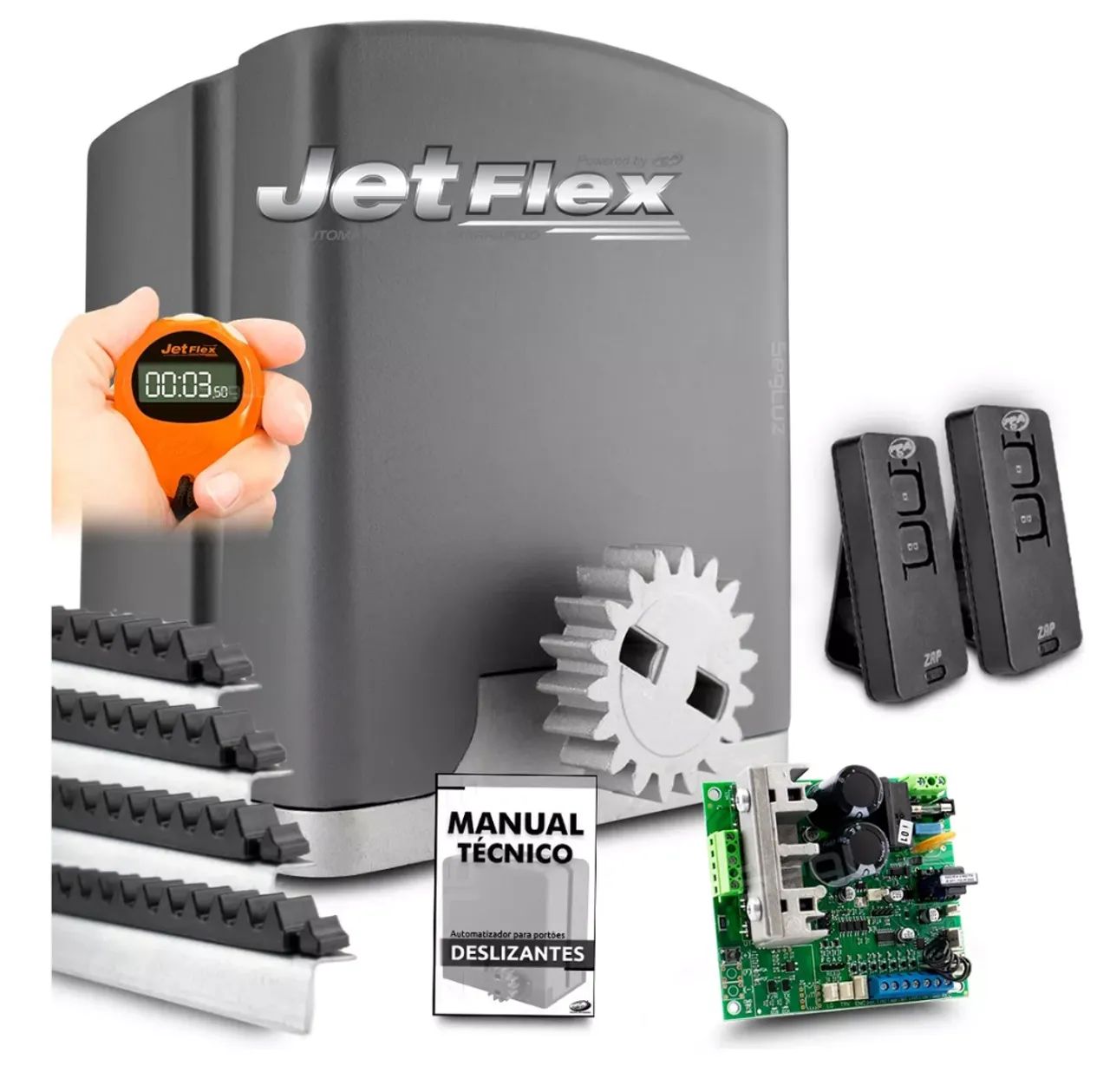 Motor PPA jetflex rápido p/ portão até 500 kg.
