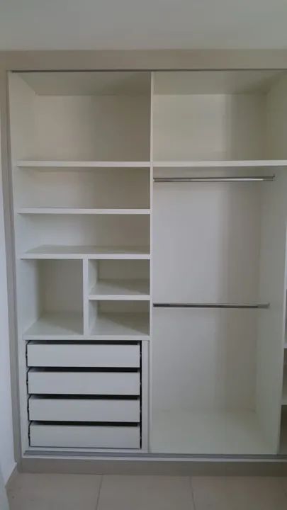 GUARDA ROUPAS 100% MDF BRANCO TX - Foto 2