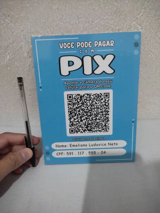 Plaquinha pix - Foto 4