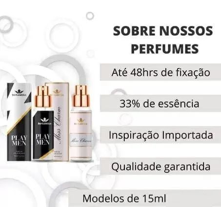 Perfumes 15ml Bortoletto - Varias Fragrâncias - Foto 2