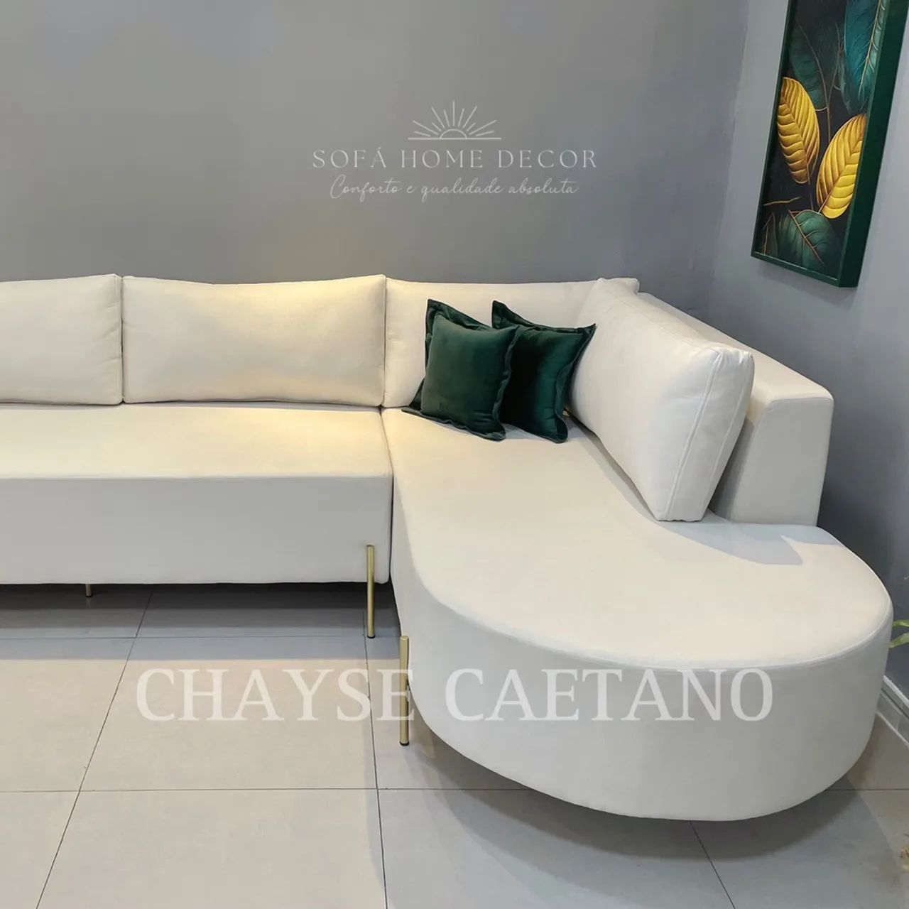 SOFÁ CHAYSE CAETANO - Foto 2
