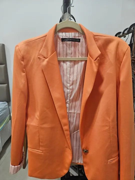 Blazer Laranja Zara