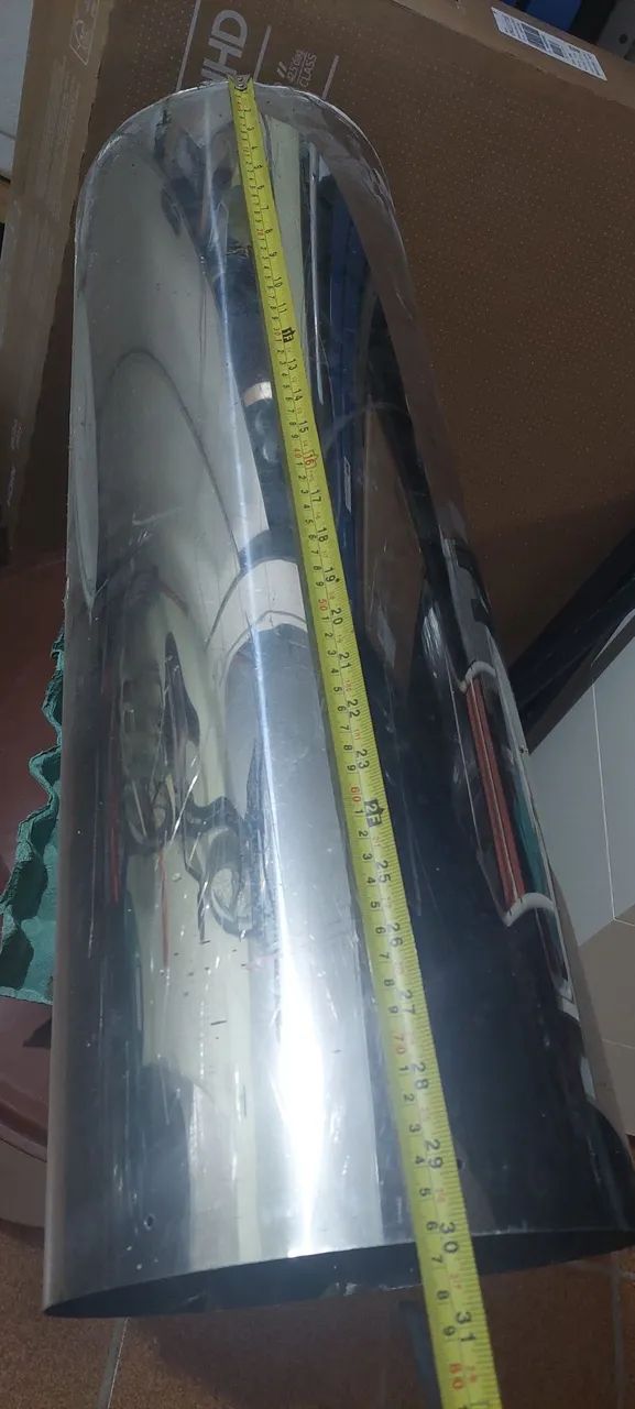 Coifa de Parede para Cozinha em Inox 1,90 X 0,80 seminova com motor e duto  - Foto 4