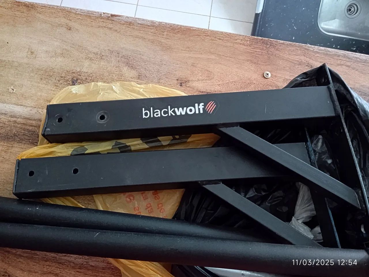 Suporte de Parede para Barra de Supino Blackwolf - Foto 2