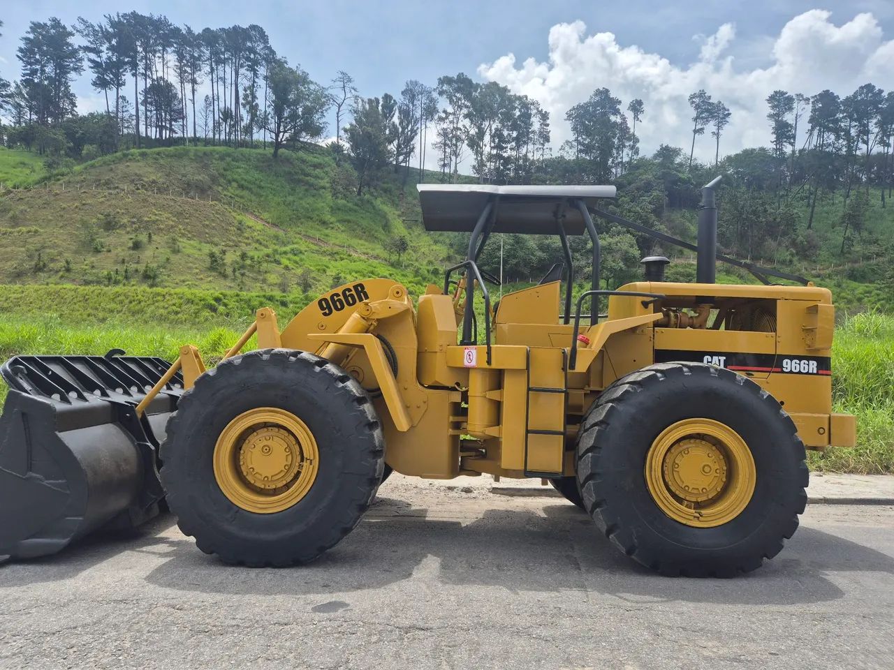 Pa Carregadeira Caterpillar 966R, ano 1992