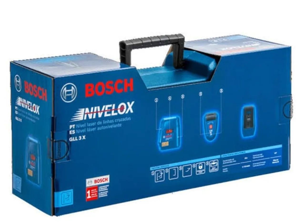 Nível a Laser Bosch GLL 3-3X com Tripé - Foto 2