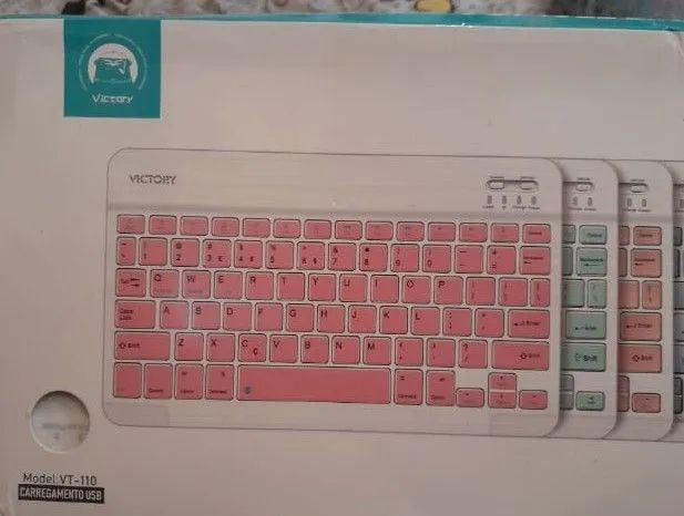 Teclado Bluetooth Sem Fio para tablet R$20,00 - Foto 2