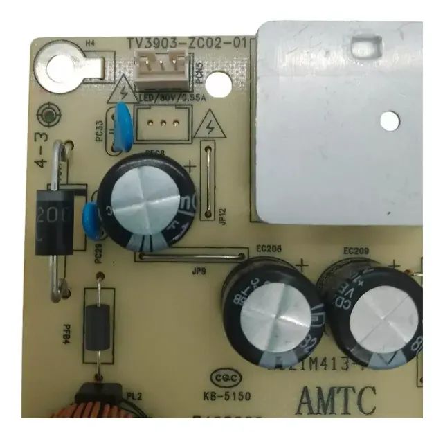 Placa Fonte Jvc Lt-43mb308 Tv3903-zc02-01 - Foto 3