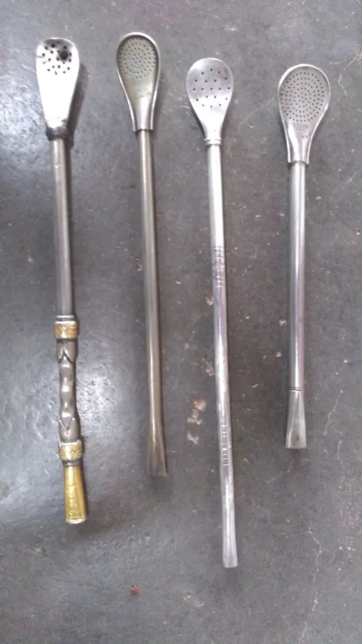 Bombas Antigas de Alpaca Abramo Eberle e Sem Marca