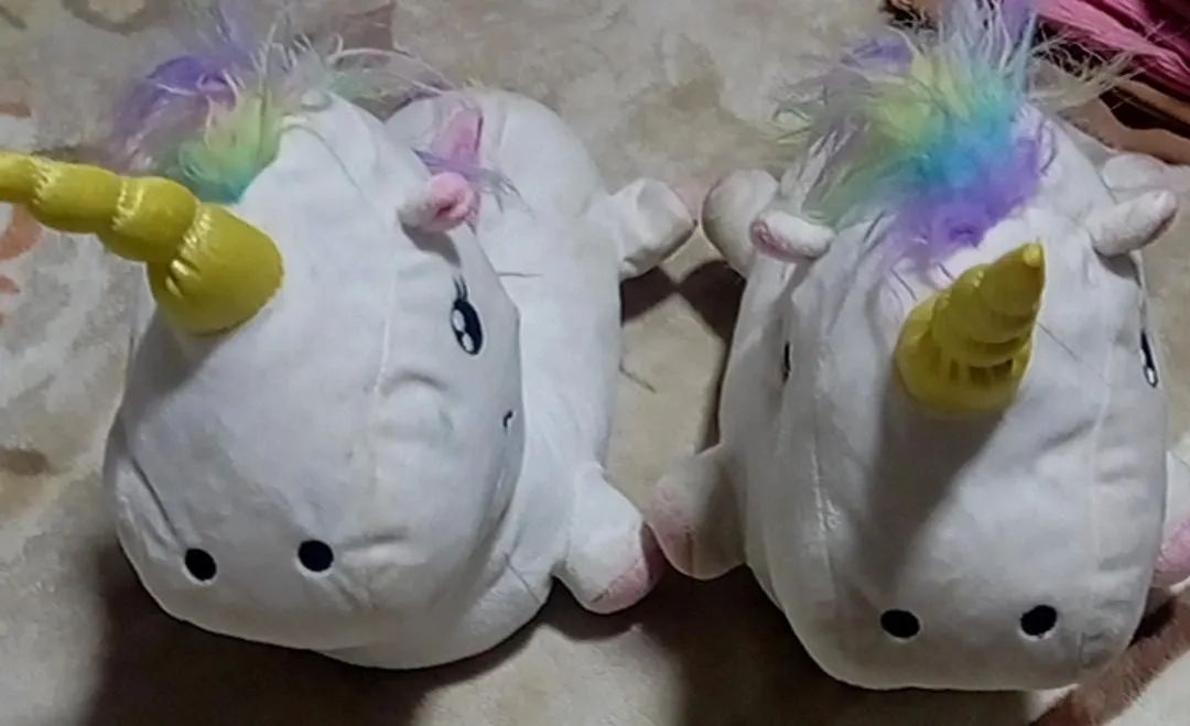 Pantufas de Unicórnio Fofinhas para Crianças