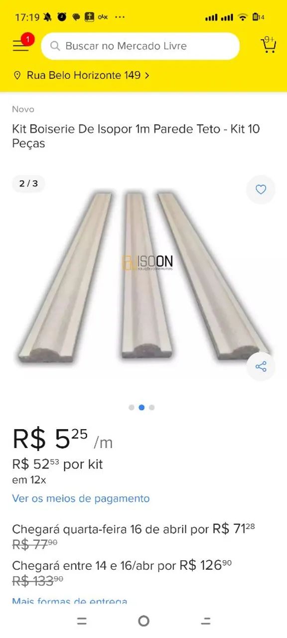 isopor para boiserie fake - Foto 4