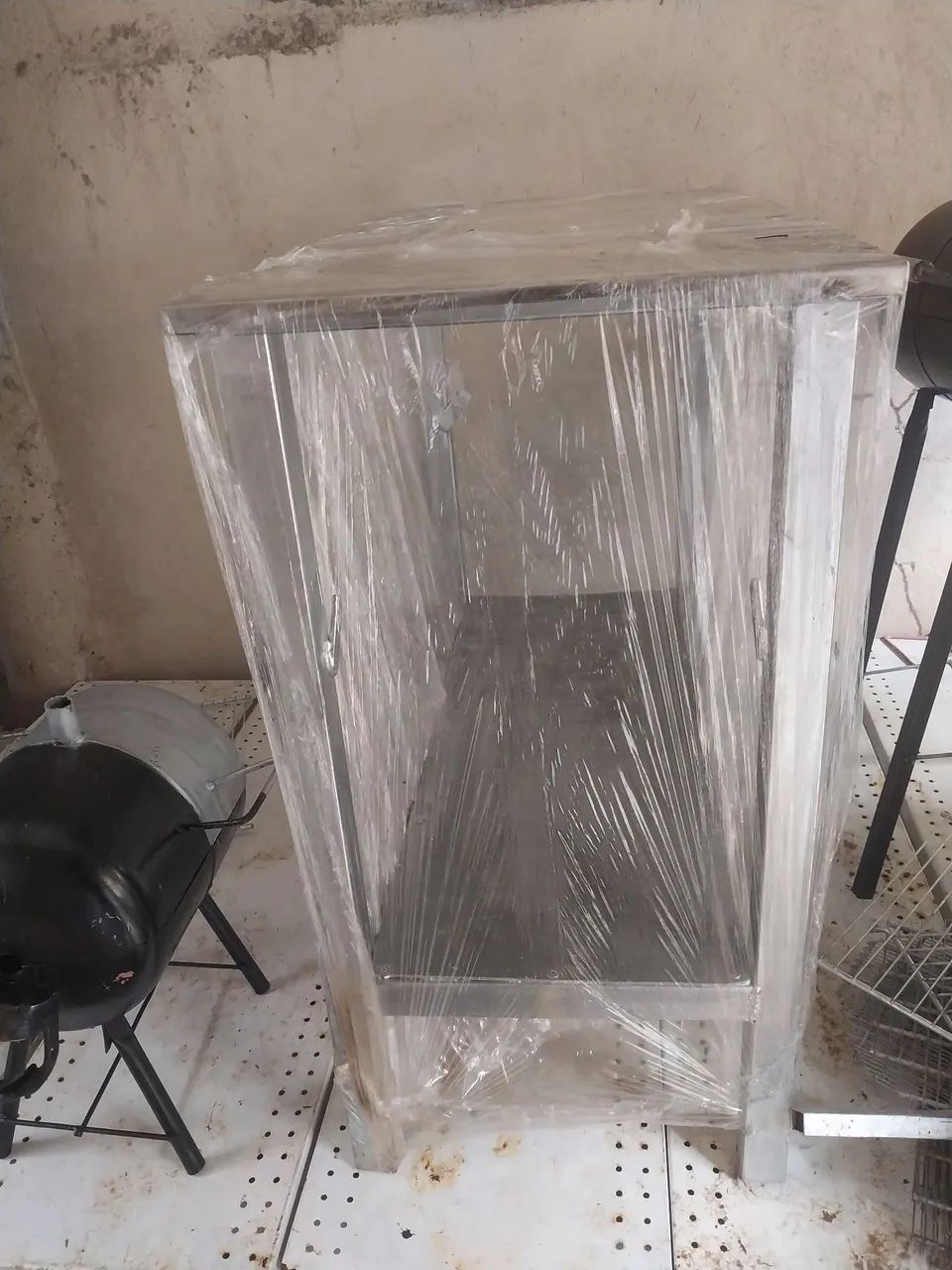 Mesa de inox com plateleira en baixo 90cmx45cm - Foto 6